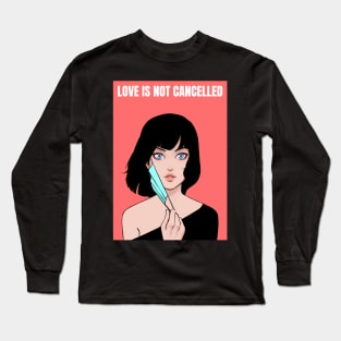 Love is not cancelled couple - Girl Long Sleeve T-Shirt